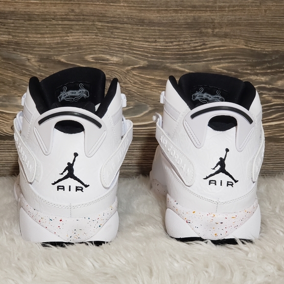 New Nike Jordan 6 Rings 'Paint Splatter' Sneakers - Picture 5 of 8